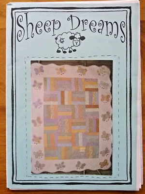 BASKETWEAVE & BUTTERFLIES  Quilt Pattern Sheep Dreams - image 1 of 2