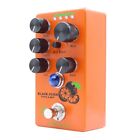 Classic Orange Color Guitar Effects Pedal Black Juice Preamp Overdrive
