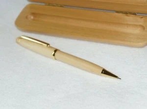 Massivholz Ahorn Bleistift in Ahorn Stift Box Set perfekt für Promo Geschenk - Bild 1 von 3