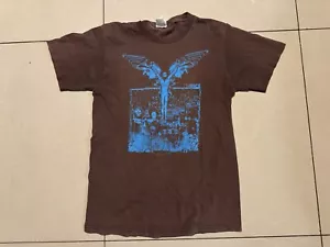 Thrice Band Vintage 2004 Men's Shirt Brown Small Cinder Block Licensed - Picture 1 of 8