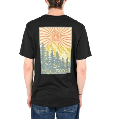 Volcom Get Out T-Shirt A Maniche Corte - Nero - Immagine 1 di 4