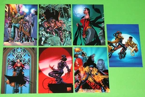 2001 CRIMSON COMMEMORATIVE PROMO 7 CARD Set #P1 P2 W1 W2 BC1 NSU1 H1 VAMPIRE - Picture 1 of 16