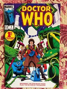 Doctor Who #1 Comic Book Vintage Marvel 1984