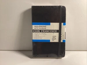 P087 Moleskine City Notebook San Francisco Schwarz A6 - Bild 1 von 3