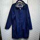 L.L. Bean Mens Outdoors Stowaway Parka GORE-TEX Long Rain Jacket Size XL Blue