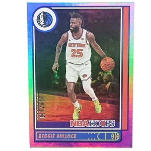 2021-22 Reggie Bullock 124/199 Silver Holo Panini Hoops 147 Knicks Mavericks - Picture 1 of 2
