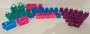 Shopkins Lot Of 52 Shopping Baskets Bags Party Favours - Picture 1 of 5