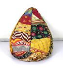 Handmade Cotton Floral Kantha Hippie Beautifully Made Round Pouf Bean Bag