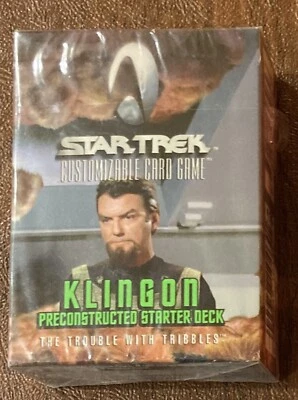 Star Trek - The Trouble With Tribbles - Klingon Starter Deck - Sealed -2000 - Image 1 of 2