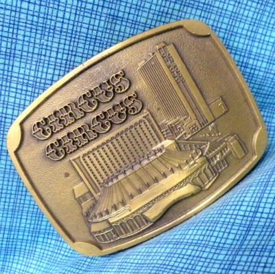 Circo Circo Casino Promo Cinturón Hebilla Jugador 21 Tragamonedas de Poker De Colección Años 80.XTT953 Foto 1 de 4