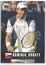 2005 Ace Authentic Debut Edition -  Dominik Hrbaty Tennis Card #94