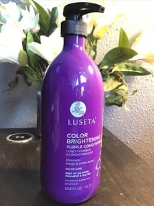 Luseta Color Brightening Purple Conditioner for Blonde and Gray Hair -Infused wi - Picture 1 of 2