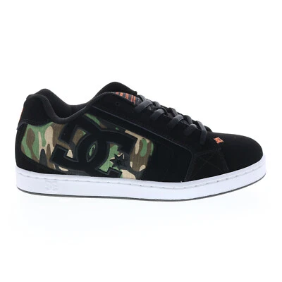 DC Net 302361-BCM Mens Black Nubuck Lace Up Skate Inspired Sneakers Shoes - Image 1 of 4