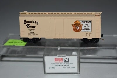 N Scale MTL 21260 Smokey Bear 40' Single Door Boxcar 1999 C46807 - Image 1 of 2