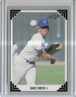 1991 Leaf #456 Dave Smith Chicago Cubs - Image 1 of 2