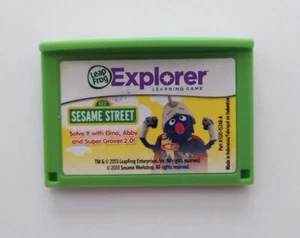 LeapFrog EXPLORER Learning Game Sesame Street Elmo Abby Grover *CARTRIDGE ONLY* - Picture 1 of 3