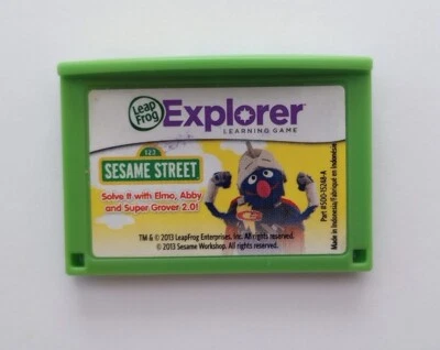 LeapFrog EXPLORER Learning Game Sesame Street Elmo Abby Grover *CARTRIDGE ONLY* - Image 1 of 3
