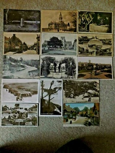 14 UK REAL PHOTO POSTCARDS inc DORSET WILTSHIRE SUSSEX HAMPSHIRE - Picture 1 of 8