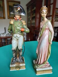 Porcellane Capodimonte Napoleone e Giuseppina condizioni perfette 