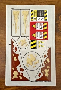 LEGO 76037 Rhino and Sandman Super Villain Team-up Original Sticker Sheet NEW - Picture 1 of 1