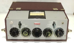Gates Tube Mixer Model M-4880 Dynamote 4 Channel 5 Tubes Mixer From Early 1950's - Picture 1 of 11