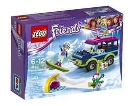 LEGO Friends 41321 Snow Resort Off-Road Car Winter Ski Vehicle Set 141pcs