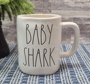 RAE DUNN Artisan Collection "Baby Shark" #181 Abstract Pottery Mug by Magenta - Picture 1 of 8