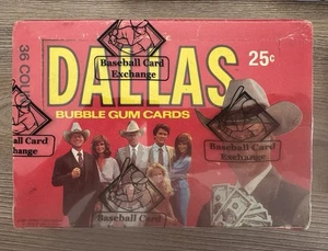 1981 Donruss Dallas TV Show BBCE authentifizierte Wachsbox - Bild 1 von 2