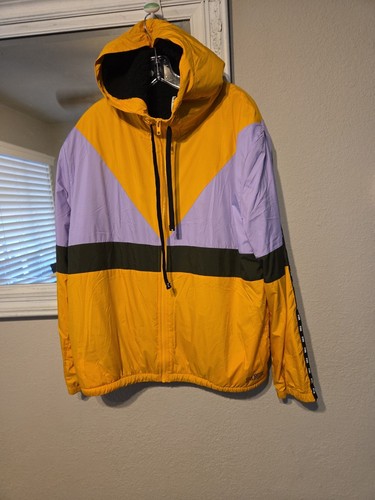 UNDERCOVER Victoria’s Secret ROSA M L Giacca Anorak con cappuccio e zip intera foderata sherpa