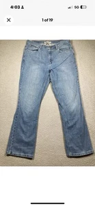 Tommy Hilfiger Jeans donna 12 blu lavaggio chiaro stivale classico retrò denim americano - Foto 1 di 18