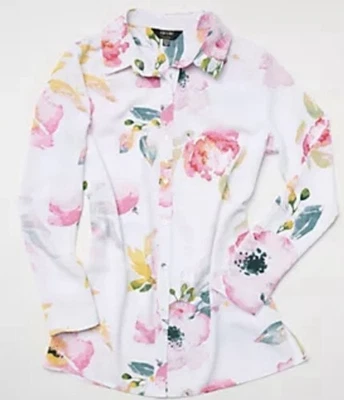 Túnica de novio manga larga con cuello floral para mujer Nicole by Nicole Miller L Foto 1 de 4