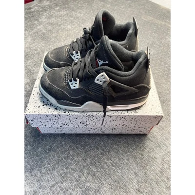 Air Jordan 4 Retro SE Negro Gris Blanco GS Talla 5Y DV0553-006 con Caja Foto 1 de 4