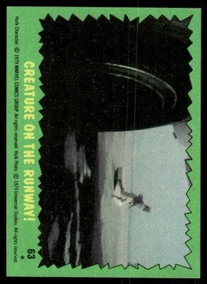 The Incredible Hulk 1979 TV Show Topps Card #63 (NM) - Image 1 of 2