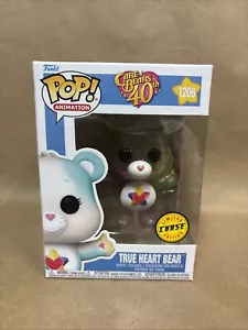 Funko Pop! Care Bears 40th True Heart Bear #1206 Vinyl Figure CHASE Glitter - Picture 1 of 6