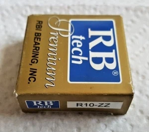 (2) PCS NIB  RB Tech Premium RBI Bearings R10-ZZ  1E1298C7 - Picture 1 of 1