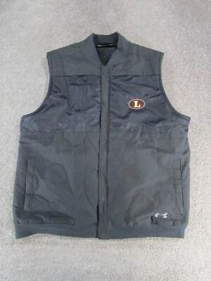 Chaleco Under Armor Para Hombre Grande Azul Cold Gear Algodón X Storm *Logo Foto 1 de 4