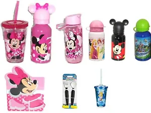 Disney Store Bottle Tumbler Mealtime Magic Minnie Mickey Princess Cinderella - Picture 1 of 18