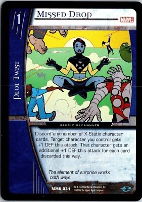 Missed Drop MMK-081 Marvel 2005 Upper Deck VS Systems CCG TCG - Image 1 of 2