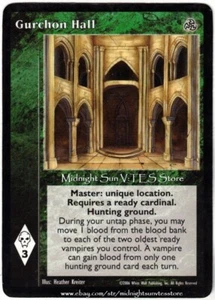 Gurchon Hall Third Edition V:TES VTES Vampire CCG - Picture 1 of 1