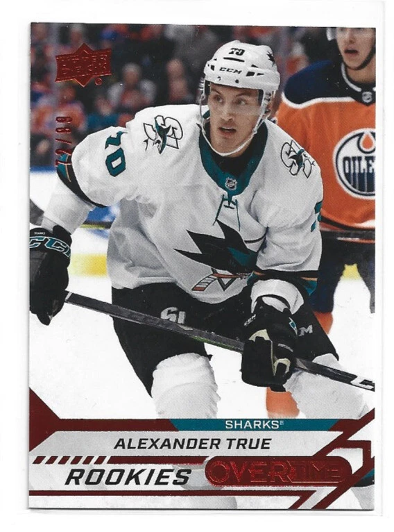 20-21 Upper Deck Overtime Rookies Red /99 Alexander True #41 - Image 1 of 1