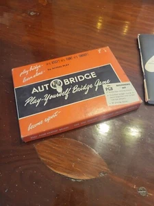 Vintage 1959 AutoBridge Play Yourself Bridge Game Deluxe Pocket Model - Picture 1 of 7