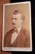 Mann - Portrait / Sommer 1873 - CDV Fritz Jacobeit Berlin