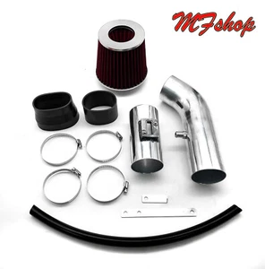 Black Red 2PC Air Intake Filter Kit For 2004-2009 Mazda B4000 Base DS SE 4.0L V6 - Picture 1 of 2