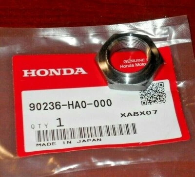 HONDA TRX 400EX, 400X, 400 FOREMAN,350 RANCHER CLUTCH HUB LOCK NUT 90236-HA0-000 - Image 1 of 2