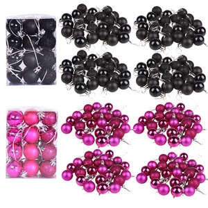 240PCS Christmas Balls Shatterproof Xmas Tree Ornaments Hanging Balls Decor US - Picture 1 of 13