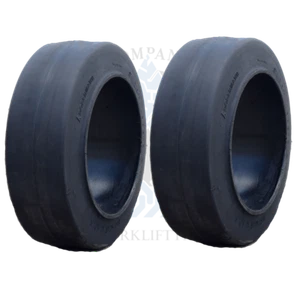 10X5X6-1/2 10X5X6.5 FORKLIFT SOLID TIRES 105612 10565 | SMOOTH x2 - Picture 1 of 1