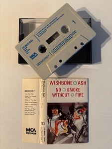 WISHBONE ASH - NO SMOKE WITHOUT FIRE (UK CASSETTE TAPE) - Picture 1 of 6