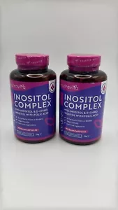 2 pcs x Nutravita INOSITOL COMPLEX With FOLIC ACID Food Supplement 90 Capsules - Picture 1 of 1