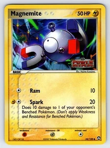 Magnemite 54/108 2007 EX Power Keepers Pokemon Card TCG Reverse Holo Common VLP - Picture 1 of 2