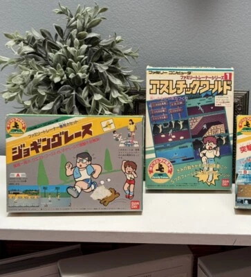 Family Trainer #1 4 Famicom FC NES CIB US Seller! Jogging, Athletic World Pad - Image 1 of 4